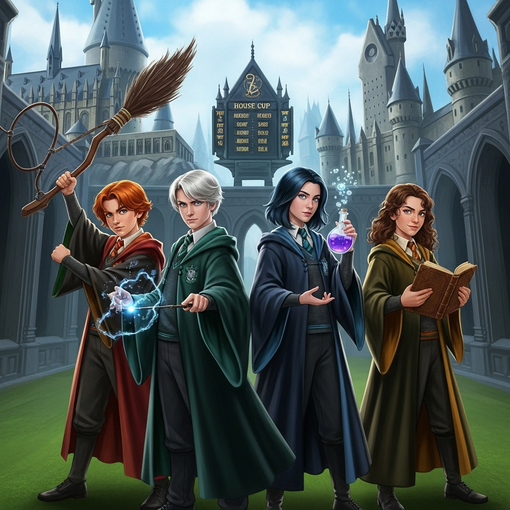Najlepsi w Hogwarcie: rankingi i rywalizacja w świecie gier Harry Potter